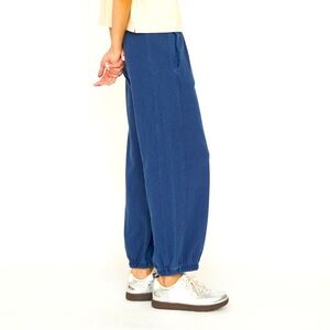 LE BON SHOPPE Balloon Pants in Midnight Blue - Size Large - Pre-Owned